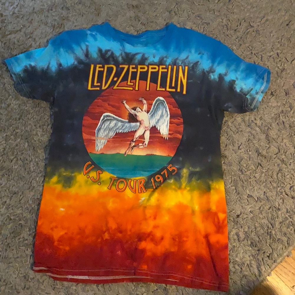 Rainbow led zeppelin band tshirt